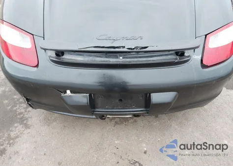 2007 Porsche Cayman z USA, uszkodzony, nr VIN WP0AA29807U762253